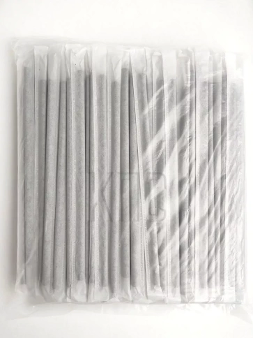 Трубочки прямые 6х240 черные в инд. упаковке 125 шт/уп. фото 4