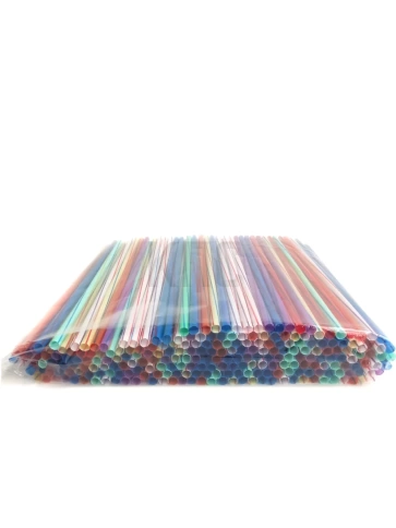 Трубочки прямые 6х240 витая полоса 125 шт./уп. фото 5