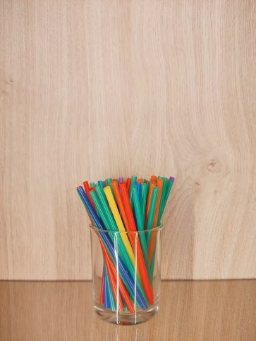 Трубочки прямые 5х125 цветные 100 шт/уп. фото 5