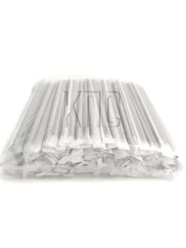 Трубочки прямые 6х240 черные в инд. упаковке 250 шт/уп. фото 5