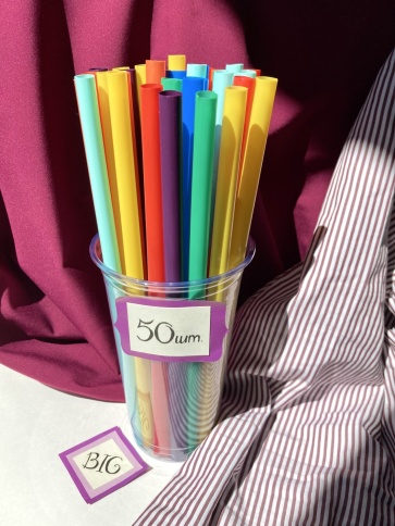 Трубочки прямые 10х240 цветные 50шт/уп. фото 1