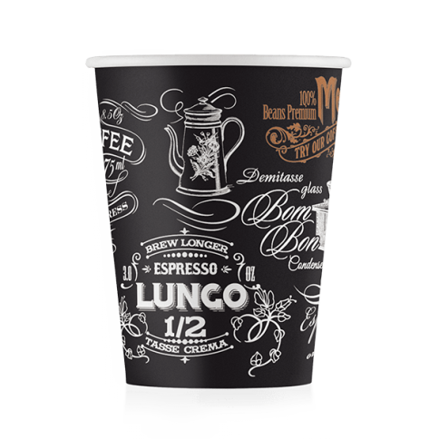 Стакан бумажный дизайн-Д06 250 мл фото 1