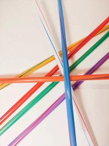 Трубочки прямые 6х240 витая полоса 125 шт./уп. фото 6