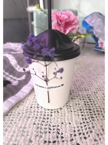 Бумажные стаканы 350 мл черный (однослойные, 50 шт) — стиль для ваших мероприятий фото 6