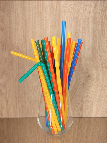 Трубочки с изгибом 8х240 цветные 50шт/уп. фото 3